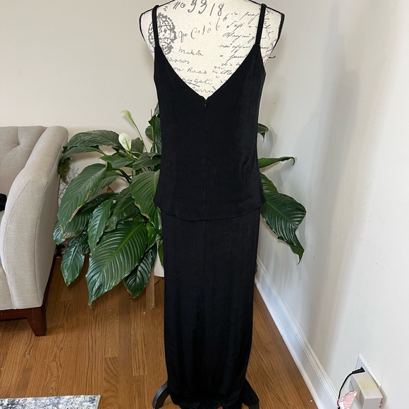 EN FRANCAIS by Huey Waltzer Black Gown Sz 10 - Picture 8 of 11